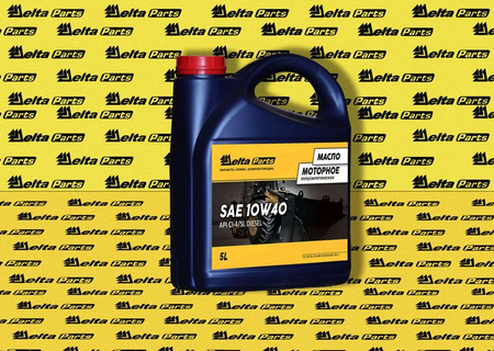 Масло моторное полусинтетическое Delta-Parts SAE 10W40 API CI-4/SL DIESEL 5 л канистра