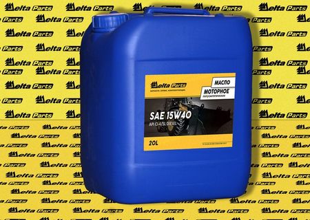 Масло моторное полусинтетическое Delta-Parts SAE 15W40 API CI-4/SL DIESEL 20 л канистра