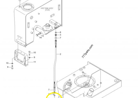 Заглушка линии гидромолота CAP ORFS X710-100105 (1 3/16)