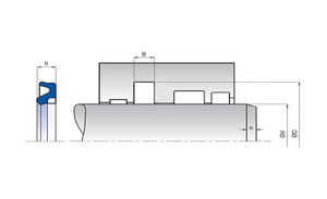 Буферное уплотнение HBW-055