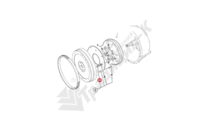 Болт (диск соединительный-г/трансформатор) JCB 04/500303