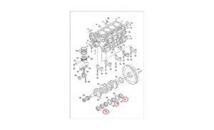 Вкладыши коренные, std BOBCAT 6680738