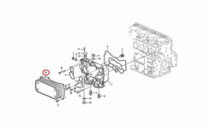 Радиатор масляный двигателя (теплообменник) VOLVO VOE20532396