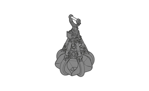 Грейфер Liebherr GM 55B с закрытыми створками, сердцевидная форма