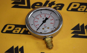 Манометр виброустойчивый радиальный D=63 mm 0-060 bar 1/4" с фланцем 63 мм