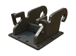 Переходная плита (подвеска) гидромолота Delta/Impulse для БСМ CAT / Verachtert CW20/CW30/CW40