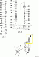 Клапан KOMATSU 723-90-76501 для секции дополнительной силовой VALVE ASSY 723-41-08100