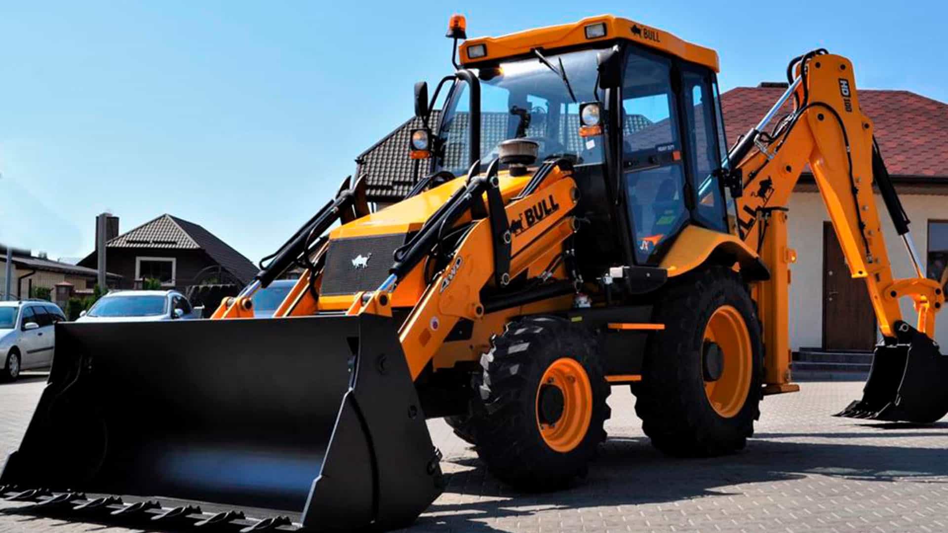 Экскаватор-погрузчик BULL HD100