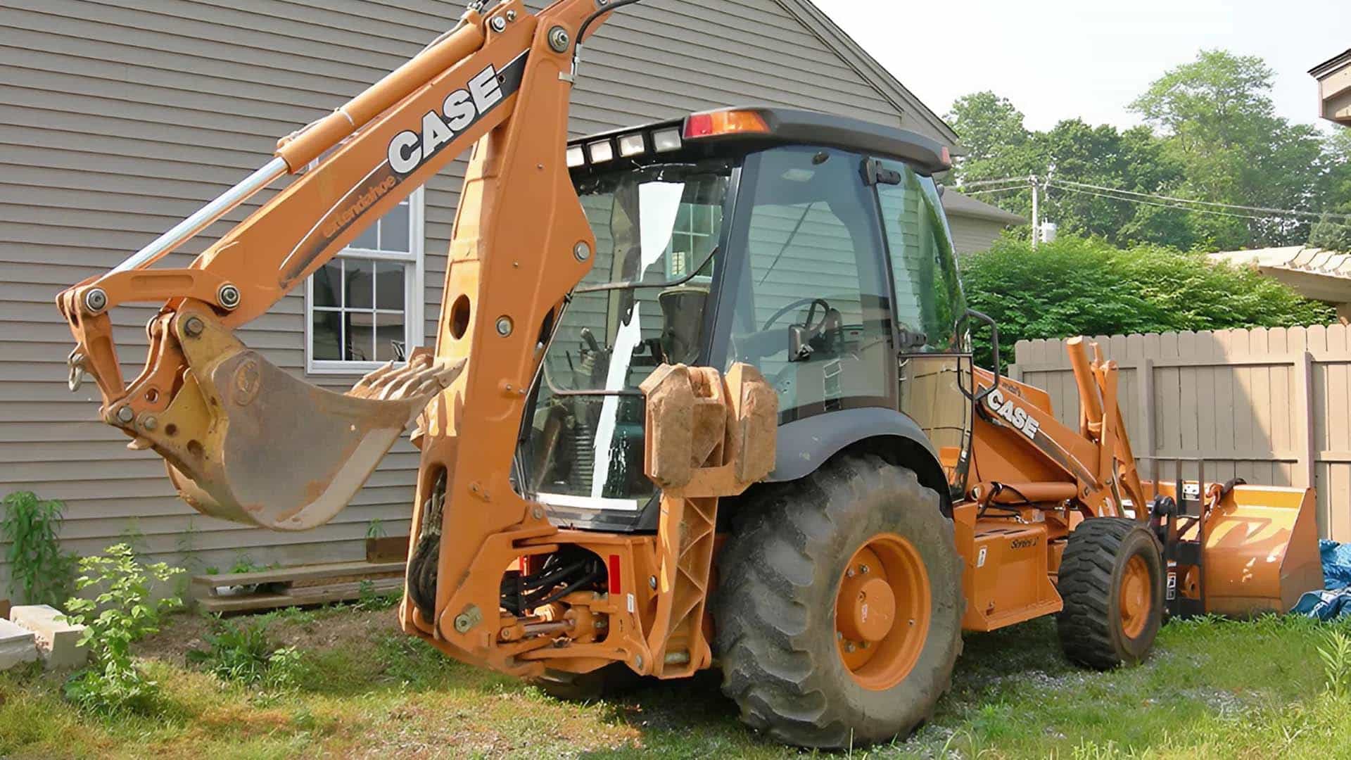 Экскаватор-погрузчик CASE 580SV